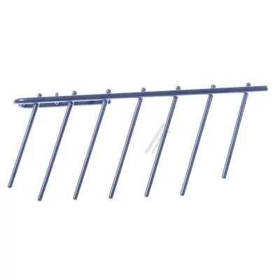 Geschirrspülerkorb-Klappe links Indesit 488000624893 grau