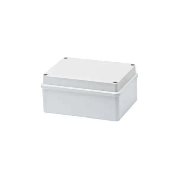 GEWISS Abzweigkasten GW44206 | IP56 | rechteckig 159x119x76 mm | Kunststoff | Schraubdeckel | halogenfrei | grau