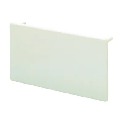 GEWISS Endstück NP44352 | Kabelkanal-Zubehör 60x60 mm | links/rechts | Kunststoff | weiß RAL9010 | IP40