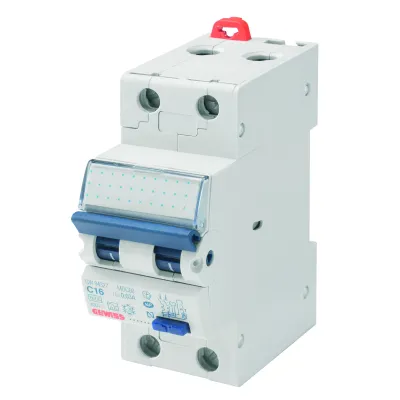 Gewiss FI/LS-Schalter GW94306 RCBO | C10 1P+N Typ A 6kA 0,03A | 2TE | Fehlerstrom-Schutzschalter 230V | IP20