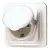 Bild: Gewiss FI-/Sicherheits-Steckdose UP IP44 30mA 16A 230V polarweiß (GW95924)