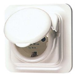 GEWISS FI/Sicherheits-Steckdose UP IP44 GW95924 COMBI 30mA 16A 230V Polarweiß