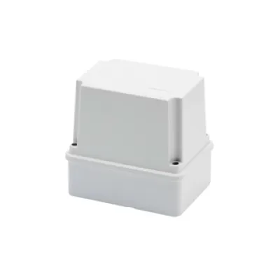 GEWISS Abzweigkasten GW44216 | Rechteckig | Hoher Schraubdeckel | Kunststoff | IP56 | 159x119x146mm | Grau