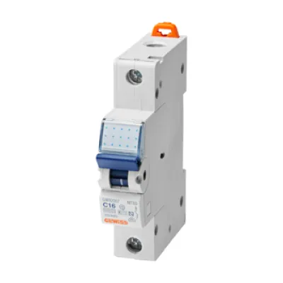 GEWISS Leitungsschutzschalter GW92008 | 1-polig C20A | 6kA | 230V | AC | 1TE | IP20 | thermisch-elektromagnetisch