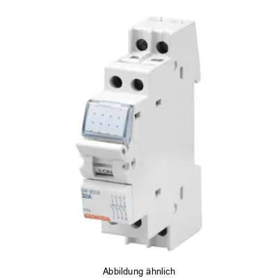 GEWISS Trennschalter GW96531 | 1-polig | 16A | 250V | Ausschalter | Reiheneinbau | plombierbar | IP20 | 1TE | AC
