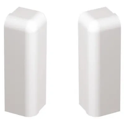 GGK Endstück für Sockelleistenkanal 114930 | rechts | 20x50 mm | Kunststoff | RAL 9010 alpinweiß
