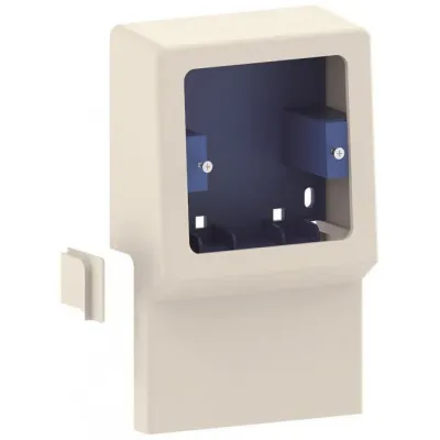 GGK Geräteträger SL-GT-1 1931 | Sockelleistenkanal 1-fach | 70x20mm | Kunststoff | RAL 9001 | weiß | leer