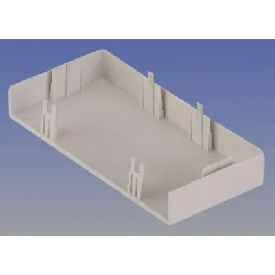 GGK Endstück für Brüstungskanal 11722 | Endplatte 60x130 mm | Hart-PVC | RAL 9010 Alpinweiß | links/rechts | aufrastbar