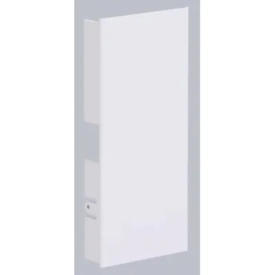 GGK Endplatte 11201 | Kabelkanal-Endstück 60x110 mm | Kunststoff | symmetrisch | aufrastbar | weiß RAL9010