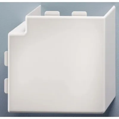 GGK Flachwinkel 11170 für Kabelkanal LFG 40x60 | 90° Haubenformteil | PVC | aufrastbar | RAL 9010 alpinweiß