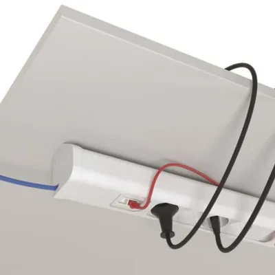 GGK Kabelbändiger 60x70 Set 14346 alpinweiss incl. 1 Paar Endstücke