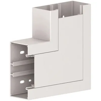 GGK Flachwinkel 18350 | BR 60x130mm | Kunststoff | schwer entflammbar | UV-stabilisiert | alpinweiß