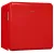 Bild: Exquisit Mini Kühlschrank CKB45-0-031F | 47L Tischkühlschrank Retro | Getränkekühlschrank klein | Eisfach | Rot