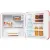 Bild: Exquisit Mini Kühlschrank CKB45-0-031F | 47L Tischkühlschrank Retro | Getränkekühlschrank klein | Eisfach | Rot