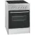 Bild: Exquisit Standherd ECM 6-4 BZ Inox | 60 cm | Glaskeramik | 4 Kochzonen | 61 l Backofen | Edelstahl | Umluft