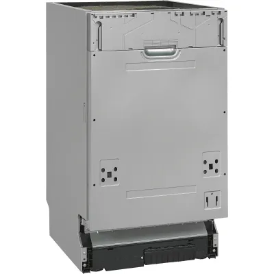 Exquisit Geschirrspüler EGSP2109-E-030E vollintegrierbar | 45 cm breit | 9 Maßgedecke | 6 Programme | Edelstahl | silber