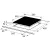 Bild: EKI 600 - SF-B380 Induktions-Kochfeld autark | Glaskeramik | 4 Kochzonen | Brückenfunktion | 59 cm | Touch-Control