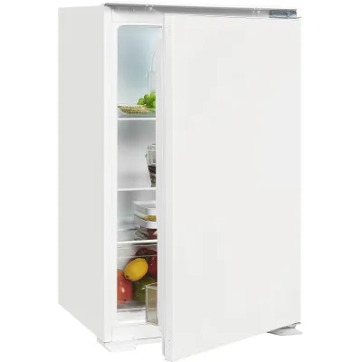 Exquisit Einbaukühlschrank EKS131-V-040E | 129 l | Abtauautomatik | LED | Schlepptür | 88x54x54 cm