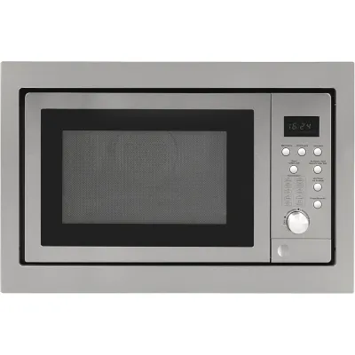 Exquisit Einbau-Mikrowelle EMW 2539.1 HI | 25l | Grill | Heißluft | 900W | Edelstahl | Timer | Kindersicherung