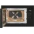 Bild: Exquisit Einbau-Mikrowelle EMW25-G-020 | 25L | 60cm | 900W Mikrowelle | 1200W Grill | Timer | Schwarz