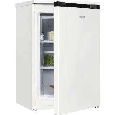 exquisit Tisch-Gefrierschrank GS81-040B | 87 Liter | Energieeffizienzklasse B | 85x55x58 cm | leise 37 dB | weiß