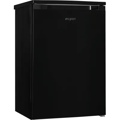 Exquisit Gefrierschrank GS81-051C | 85 Liter | Energieeffizienz C | Tischgerät | Schwarz | wechselbarer Türanschlag