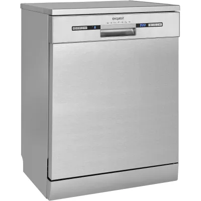 GGV Exquisit Geschirrspüler GSP9313-030E | freistehend | 13 Maßgedecke | Inox | 60 cm | Energieklasse E | 49 dB | weiß