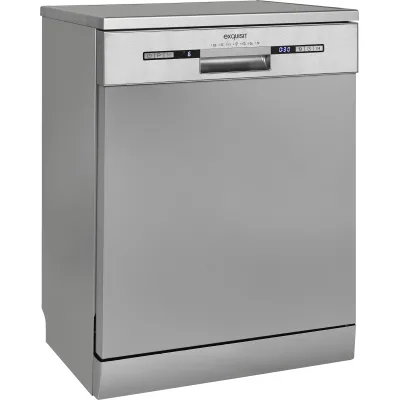 GGV Exquisit Geschirrspüler GSP9313-030E | 13 Maßgedecke | 7 Programme | silber | energieeffizient | 59,8 cm breit