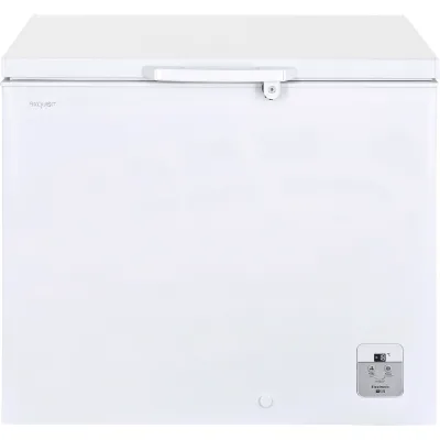 Exquisit Gefriertruhe GT220-HE-010A | 217l | Energieklasse A | Schnellgefrieren | LED-Anzeige | abschließbar | Weiß