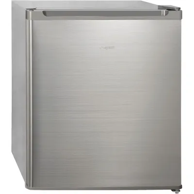 Exquisit Mini-Kühlschrank KB05-V-040E | 40 Liter | Tischkühlschrank | leise | Energieklasse E | Inoxlook | silber