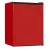 Bild: Exquisit Mini Kühlschrank KB60-V-090E | 52L | LED-Innenbeleuchtung | Glasablagen | 45cm breit | Tür wechselbar | Rot