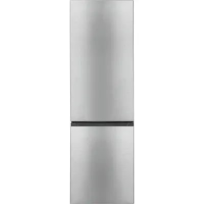 Exquisit Kühl-Gefrierkombination KGC265-70-010E | 269 L | 198 L Kühlen & 71 L Gefrieren | 180x55x56 cm | LED | Inox-Look