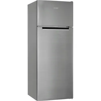 Exquisit Kühl-Gefrierkombination KGC270-45-040D | 206 l Nutzinhalt | 4-Sterne-Gefrierfach | Energieklasse D | inoxlook