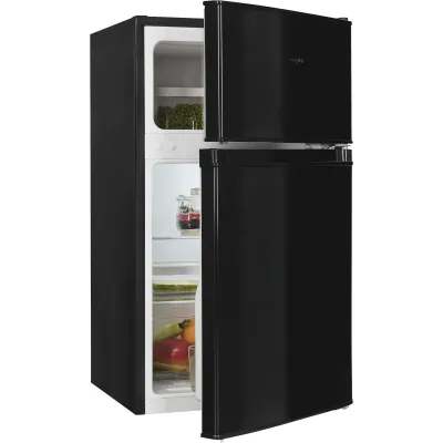 EXQUISIT Kühl-Gefrierkombination KGC90-30-E-040E | Mini Kühlschrank | 85 L | 4-Sterne Gefrierfach | Energieklasse E