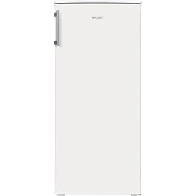 Exquisit Kühlschrank KS185-4-HE-040E | Standgerät mit Gefrierfach | 190 l | 55 cm breit | LED | Türalarm | weiß