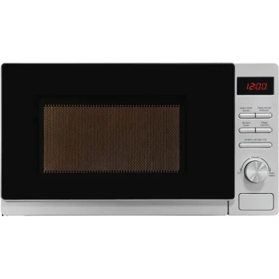 Exquisit Kombi-Mikrowelle MW2070-3GDI | 20L Garraum | 700W Mikrowelle | 1000W Grill | 5 Leistungsstufen | Timer | silber