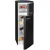 Bild: Exquisit Kühl-Gefrierkombination RKGC270-45-H-160E | Retro | 206l | LED-Beleuchtung | EEK E | 146,5x54,5x57,5cm | Mattschwarz