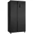 Bild: Exquisit Side-by-Side Kühlschrank SBS46-040E | NoFrost | 442 L | Schnellgefrieren | LED | Inox-Look-Anthrazit