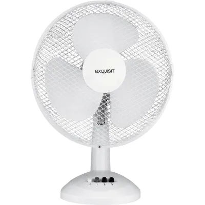 GGV Exquisit Tischventilator Ø30cm weiß