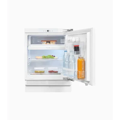 Exquisit Unterbau-Kühlschrank UKS130-4-FE-010E | 121 l | 4*-Gefrierfach | LED | Schnellkühlfunktion | E | weiß