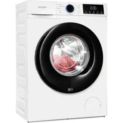 GGV Exquisit Waschmaschine WA6312-371A | Frontlader 6 kg | 1200 U/min | Energieeffizienz A | 11 Programme | Dampf-Funktion