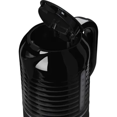 GUTFELS Wasserkocher WATER 3300 C | 1,7 Liter | 2200 Watt | schnurlos | Kalkfilter | Abschaltautomatik | Schwarz