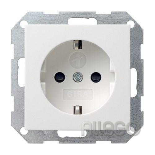 Bild: Gira 018327 SCHUKO Steckdose SK KS Sys55 rw matt