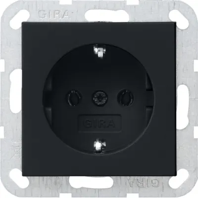 GIRA 0188005 0188005 SCHUKO System 55 Schwarz m
