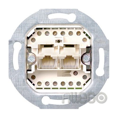 Bild: Gira 019000 UAE ANSCHLUSSDOSE 2X8POLIG