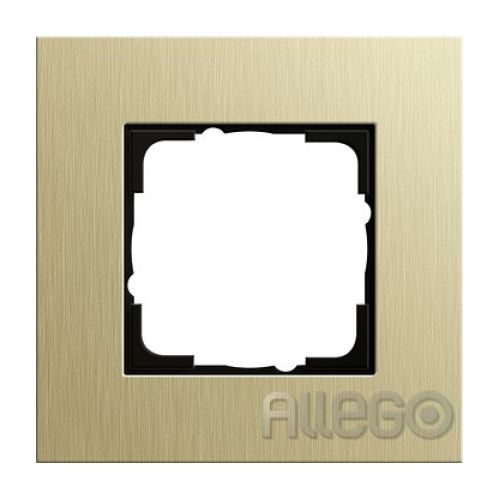 Bild: Gira 0211217 1fach Abdeckrahmen Esprit Alu Hellgold