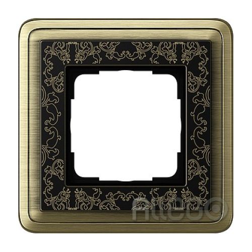Bild: GIRA 0211662 Rahmen 1fach Art Brz-sw