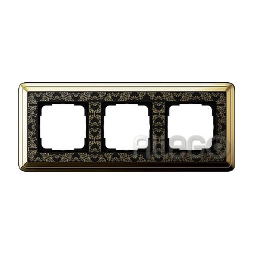 Bild: Gira 0213672 Rahmen 3fach Art Ms-sw