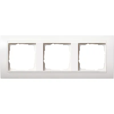 Gira Abdeckrahmen 3fach 0213803 | Event Serie | Unterputz | bruchsicher | Kunststoff | reinweiß glänzend