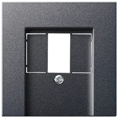 GIRA Abdeckung USB-C 1-fach 037628 | USB-Spannungsversorgung PD | System 55 | Unterputz | Kunststoff | anthrazit